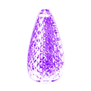 C9 LED Faceted Bulb Purple E17 Nickel Base
