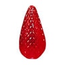 C9 Faceted Bulb Red 120V E17 Nickel Base LED 5 LEDs/bulb