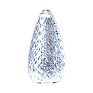 C9 LED Faceted Bulb Cool White 120V E17 Nickel Base 5 LEDs/bulb