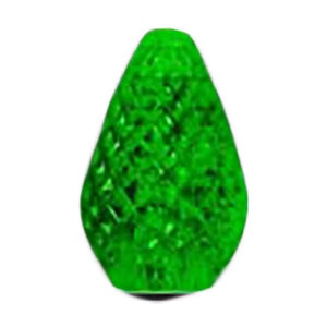 C7 Retro-fit Faceted Bulb Green 3LED 120V 1W E17 Nickel Base (25 pc./eggcrate)