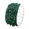 Christmas Direct OKC 1000 ft. C9 Green Wire, 18 Gauge, 12 in. Spaced Socket Wire, SPT-2
