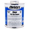 Christys Clear PVC Cement Low VOC Medium Body 1/2 pt.