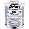 Christy's Gray PVC Cement Low VOC Heavy Body