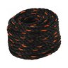 Truck Rope 3-Strand Black & Orange 3/8 in. x 50 ft.