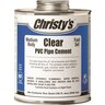 Christy's Clear PVC Cement Low VOC Medium Body 1 qt.