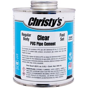 Cement Pvc Regular Clear Christys 1 gal.