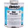 Cement Pvc Regular Clear Christys 1/2-Pt