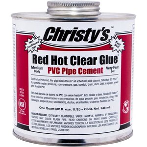 RED HOT CLEAR GLUE, QUART
