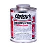 Christys Red Hot Clear PVC Cement Low VOC Medium Body 1 pt.