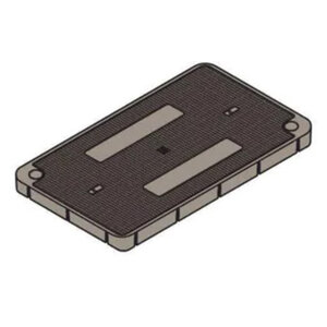 Christy Composite Lid R-Series Concrete 12 in. x 15 in. x 10 in. for B9 & N9 Box