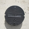 Christy Valve Box Lid Round 11 in. Drop-in Black Cast Iron w/Bolt Traffic Rated For G05 Box