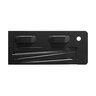 Colmet Steel Landscape Edging End Piece w/ Attached Stakes Black 14 Gauge 1/16 in. x 4 in. x 9-1/4 in.