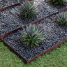 Colmet Steel Landscape Edging with Attached Stakes Brown 14 Gauge 1/16 in. x 4 in. x 2 ft.