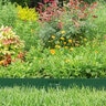 Colmet Steel Landscape Edging End Piece w/ Attached Stakes Green 14 Gauge 1/16 in. x 4 in. x 9-1/4 in.
