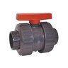 Lasco True Union Ball Valve Socket x Socket 150 PSI 3 in. PVC w/ O-Ring Colonial