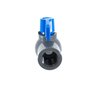 Lasco 491 Commercial Ball Valve Thread PVC Gray 1 in. w/ Blue Handle