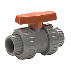 Lasco Colonial True Union Ball Valve PVC 1-1/4 in. Slip & Thread w/ EPDM O-Ring