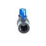 3/4 PVC Gray Ball Valve Thd 491 Commercial Blue Handle Colonial Lasco