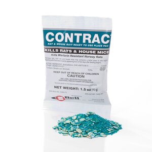 Contrac Pellets Rodenticide 1.5 oz. x 174 Place Packs/box