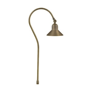 Corona Lighting Path Light Solid Brass Tulip Bell No Lamp