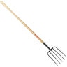 Corona Max Manure Fork 5 Tine Steel Head 54 in. Wood Handle