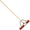 Corona Max Two Bristle Push Broom 24 in. Head 60 in. Bamboo Handle