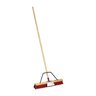Corona Max Two Bristle Push Broom 24 in. Head 60 in. Bamboo Handle