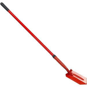 Trench Shovel - General Purpose 35°, 5 in. Fiberglass Handle & Cushion Grip
