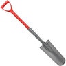 Corona Max 14 in. Drain Spade Shovel Closed Back 27 in. Solid-Core Fiberglass Handle D-Grip