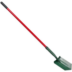 Trench Digging Shovel 13 Gauge 6 in. Fiberglass Handle & Cushion Grip
