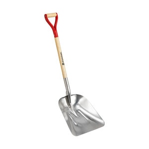 Corona #10 Aluminum Western Scoop Hardwood Handle D Grip Shovel