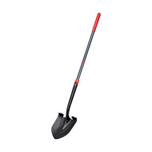 Corona Boron Steel 14 Round Square Point Fiberglass Handle Shovel
