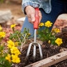 Corona ComfortGEL Hand Cultivator 7in. 3 Tine Stainless Steel w/ Rubber Handle