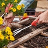 Corona ComfortGEL Hand Cultivator 7in. 3 Tine Stainless Steel w/ Rubber Handle