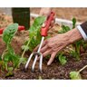 Corona ComfortGEL Hand Cultivator 7in. 3 Tine Stainless Steel w/ Rubber Handle