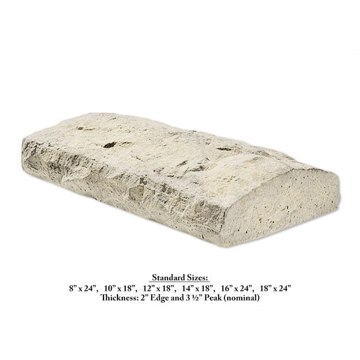 Coronado Stone Chiseled Stone Wall Cap Lompoc 14 in. x 18 in | SiteOne US