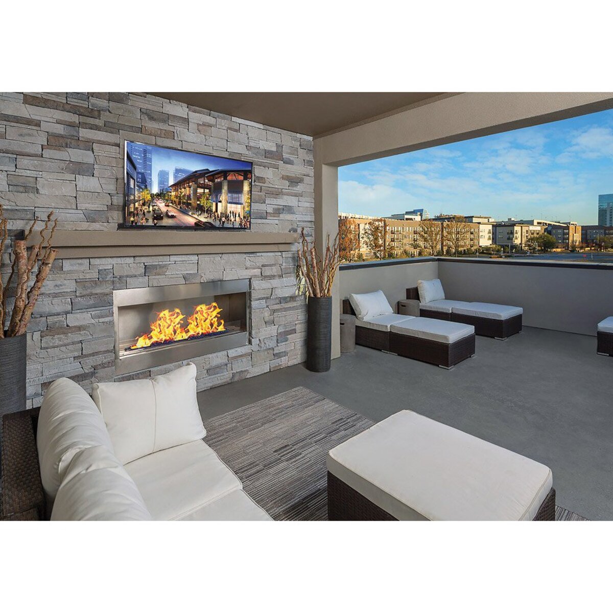 Coronado Stone Honey Ledge Rocky Mountain Rundle Flats Big Box (150 sq ...