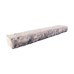 Coronado Stone Chiseled Stone Sill / Wainscot Cap Gray Quartzite 2-1/2 in. x 3-1/2 in. x 24 in. (per Piece)
