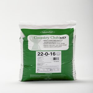 Country Club MD Fertilizer 22-0-16 Elite 64% Meth-Ex 1.%6Fe 0.7%Mg 0.8%Mn 40 lb. (QGCY)