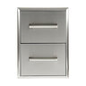 Coyote 16 in. Double Drawer Cabinet