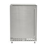 Coyote Built-In 24 in. Refrigerator Reverse Hinge Stainless Steel 5.1 Cubic Foot Capacity