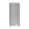 Coyote Built-In Crescent 15 in. Ice Machine Stainless Steel 25 lb. Storage