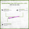 PVC Purple Reclaimed Pipe 1/2 in. x 20 ft. SDR-13.5 (CL 315) Bell End