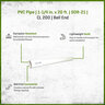 PVC Pipe 1 1/4 in. x 20 ft. SDR-21 (CL 200) Bell End