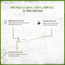 PVC Pipe 1-1/2 in. x 20 ft. SDR-21 (CL 200) Bell End