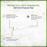 PVC Pipe 2 in. x 20 ft. Sch 40 Bell End