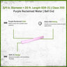 PVC Purple Reclaimed Pipe 3/4 in. x 20 ft. SDR-21 (CL 200) Bell End