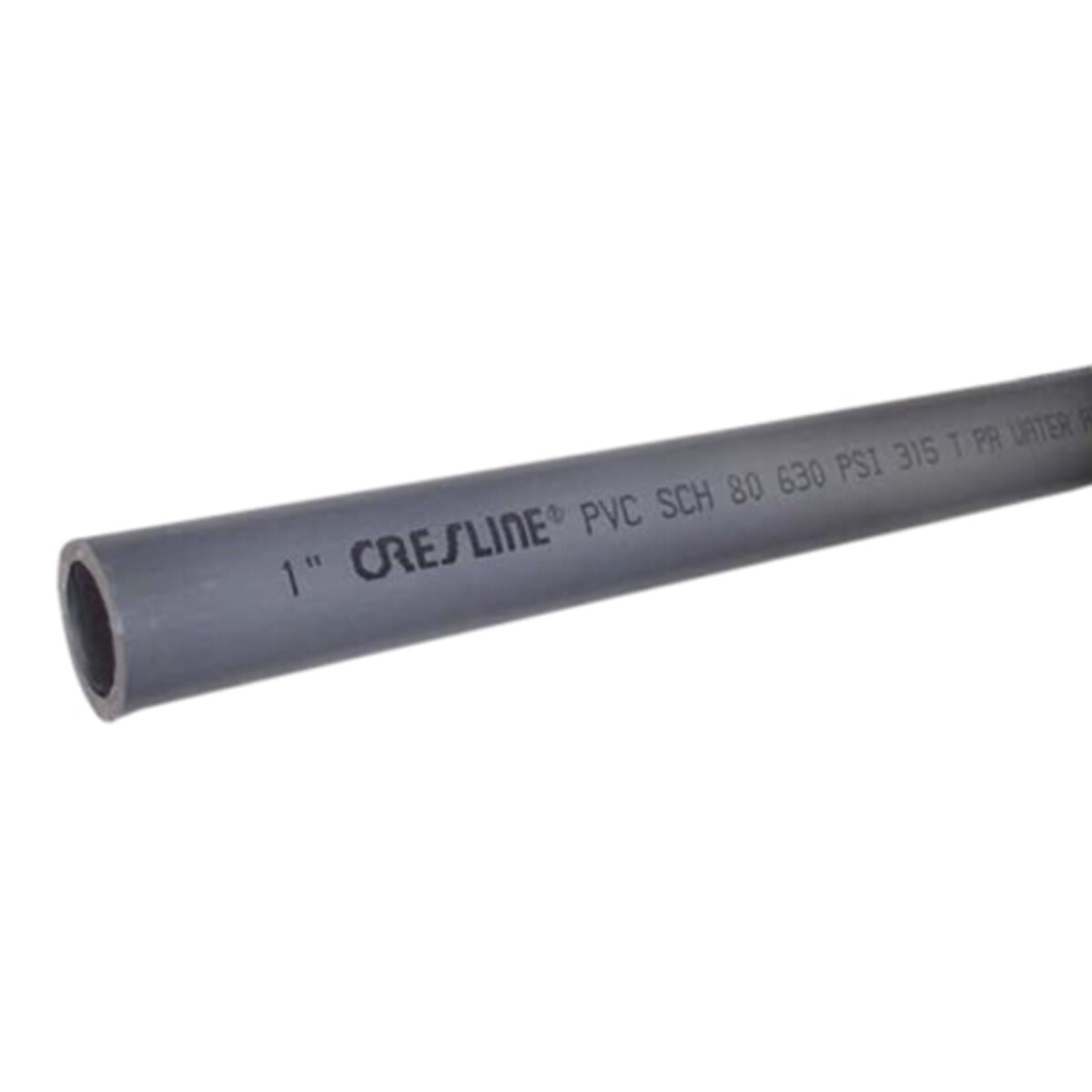 PVC Pipe 1 in. x 20 ft. Schedule 80 Plain End | SiteOne US