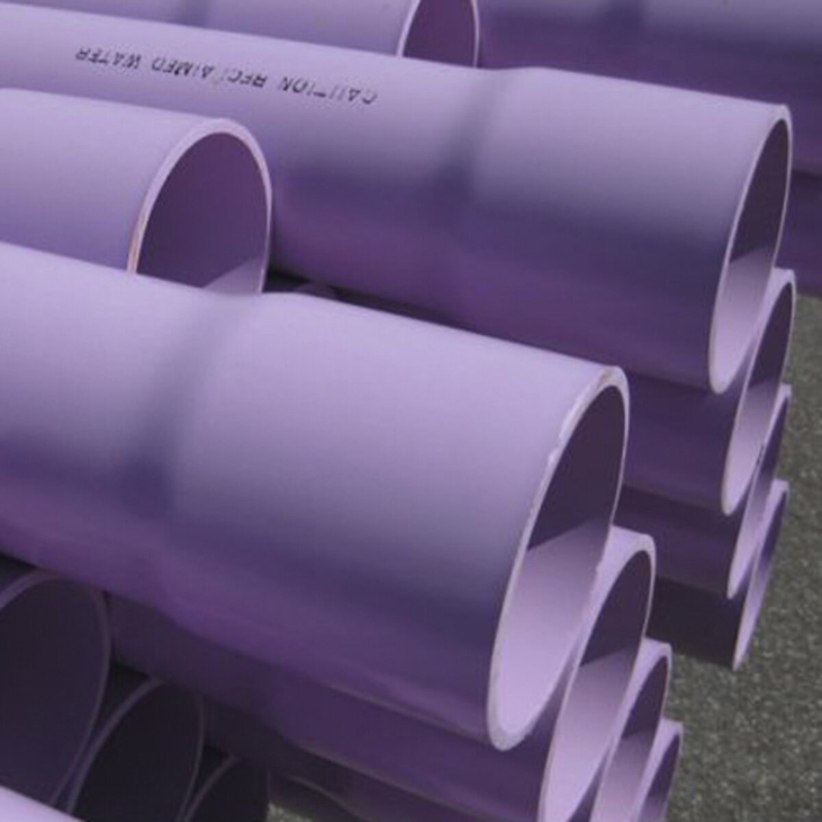 PVC Purple Reclaimed Pipe 4 in. x 20 ft. SDR-21 (CL 200) Gasket Joint ...