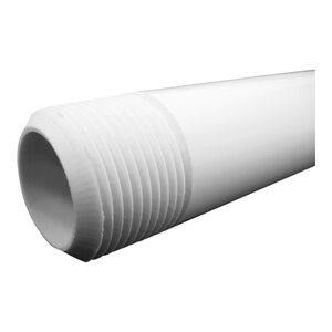 PVC Well Casing 1 in. x 20 ft. Schedule 80 Threaded (Priced per ft.)